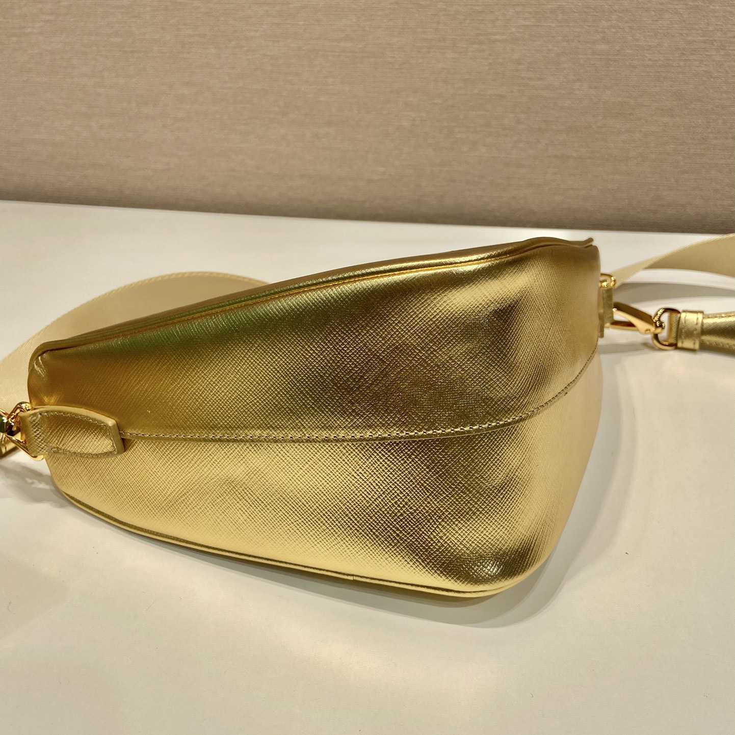 Prada Triangle Saffiano Leather Shoulder Bag - PerfectKickZ