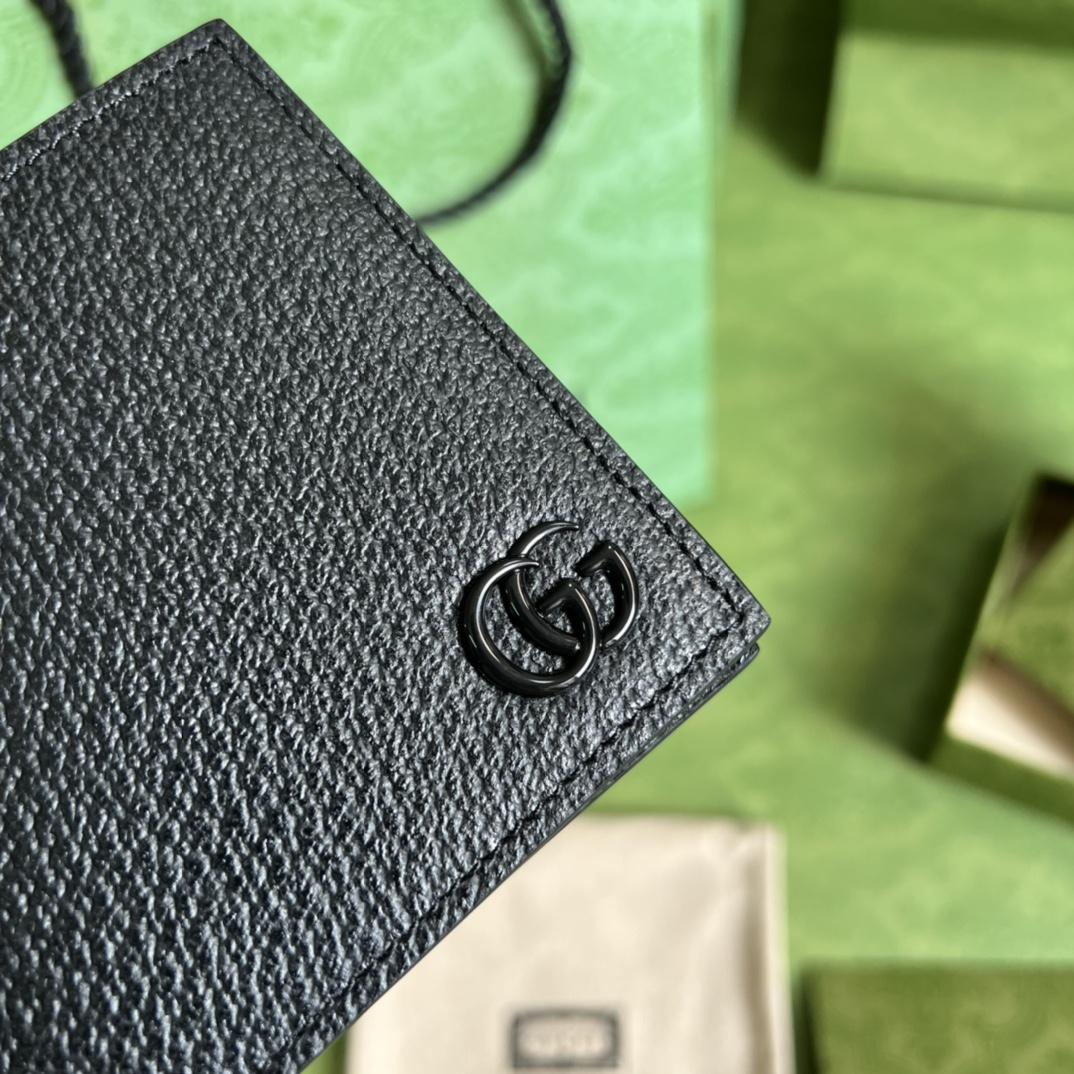 Gucci GG Marmont Leather Bi-fold Wallet - PerfectKickZ