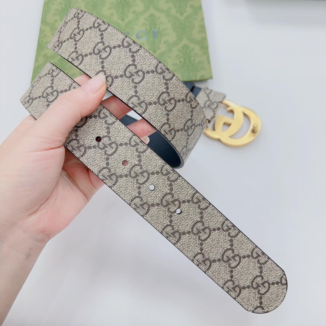 Gucci GG Marmont Reversible Belt - PerfectKickZ