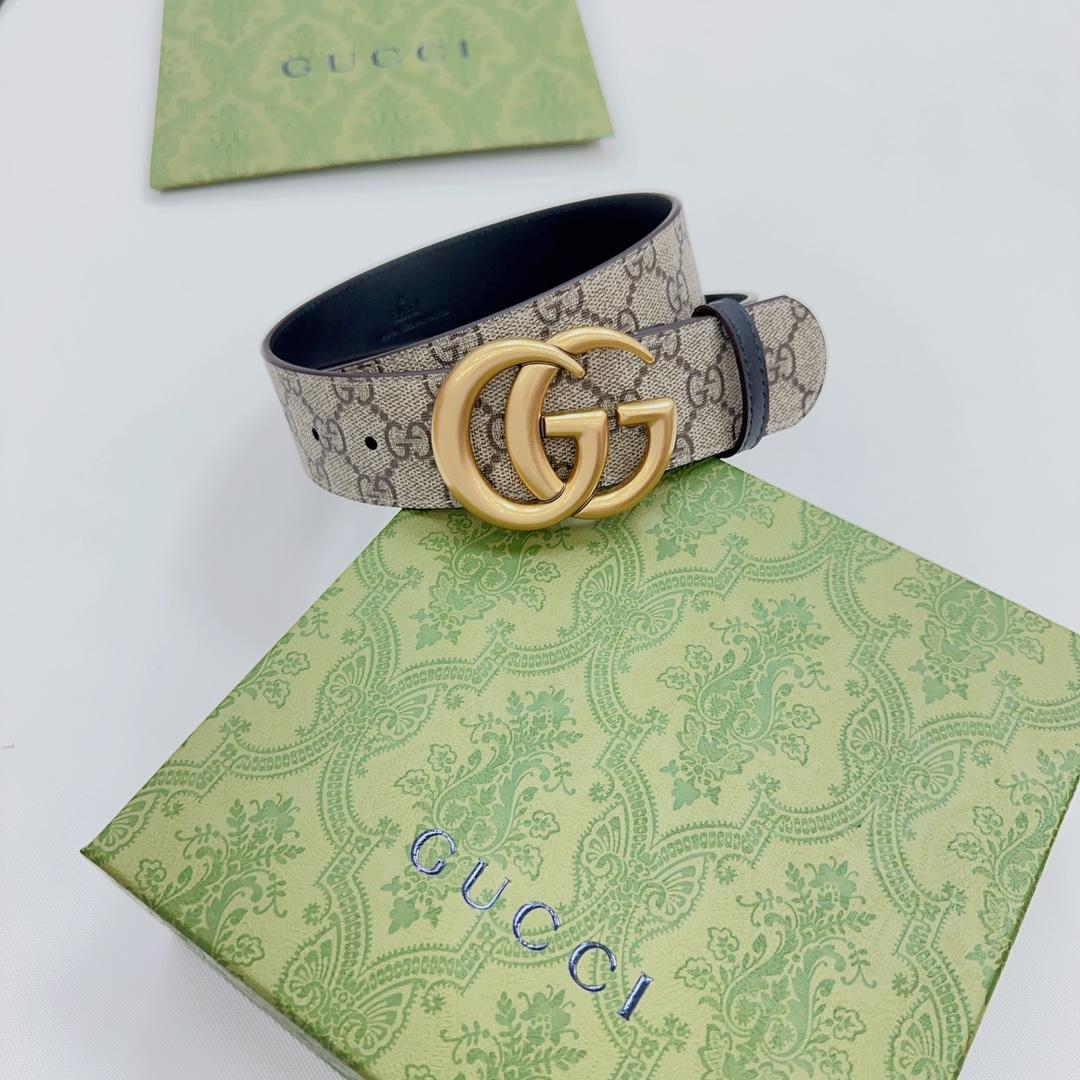 Gucci GG Marmont Reversible Belt - PerfectKickZ