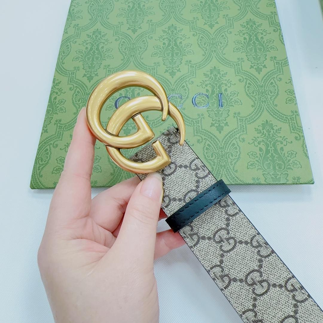 Gucci GG Marmont Reversible Belt - PerfectKickZ