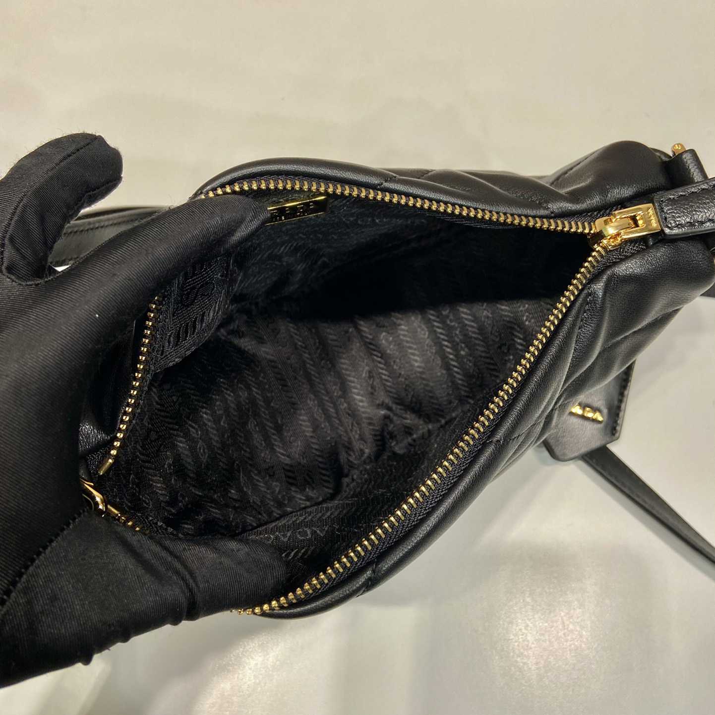 Prada Triangle Leather Bag(26-15-11cm) - PerfectKickZ