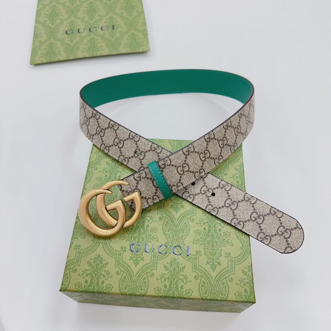 Gucci GG Marmont Reversible Belt - PerfectKickZ