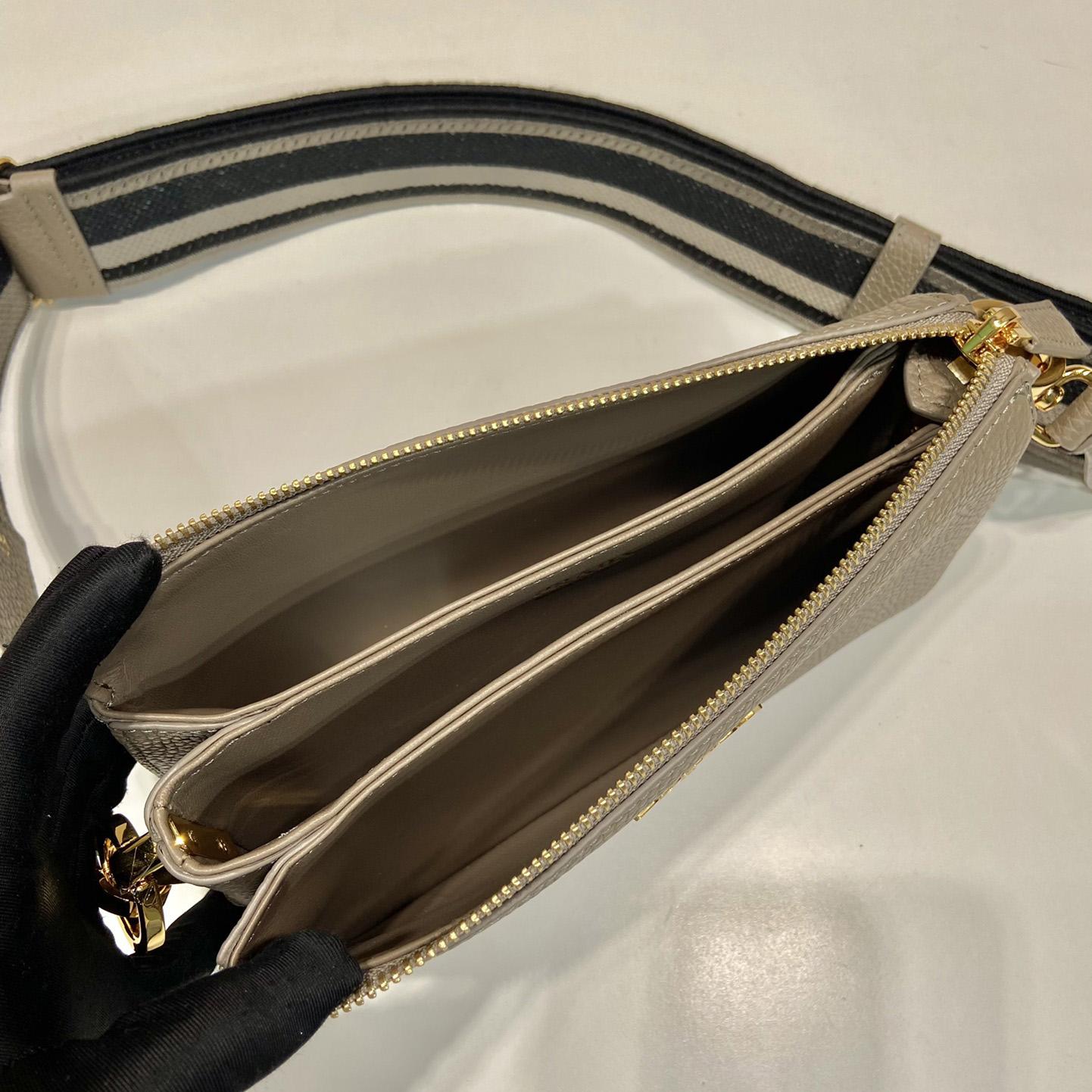 Prada Leather Shoulder Bag - PerfectKickZ