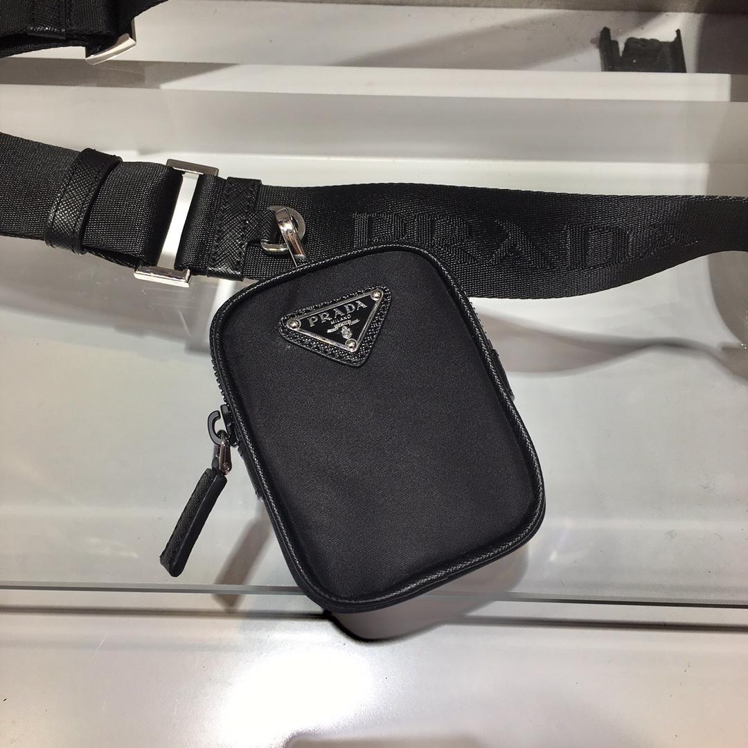Prada Re-Nylon And Saffiano Leather Shoulder Bag(23x16x7cm) - PerfectKickZ