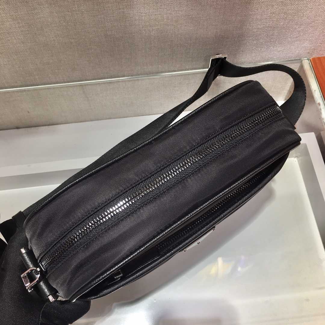 Prada Re-Nylon And Saffiano Leather Shoulder Bag(23x16x7cm) - PerfectKickZ