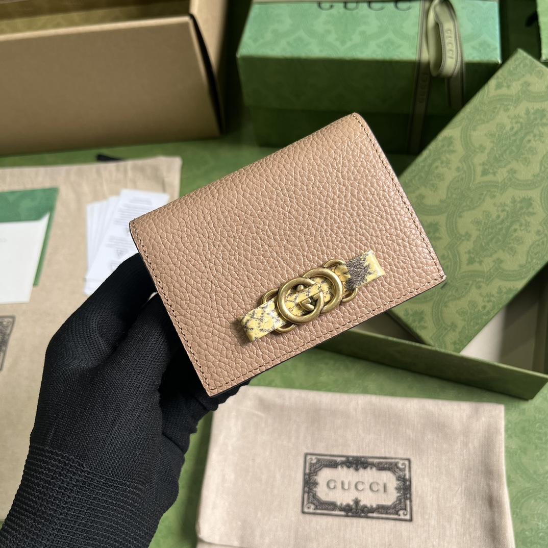 Gucci Wallet With Interlocking G Python Bow - PerfectKickZ
