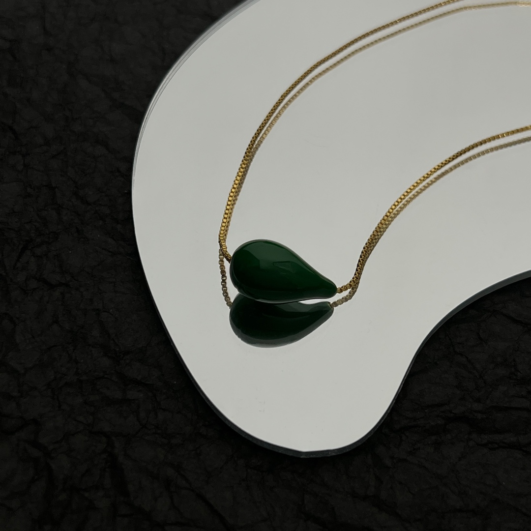 Bottega Veneta Drop Necklace - PerfectKickZ
