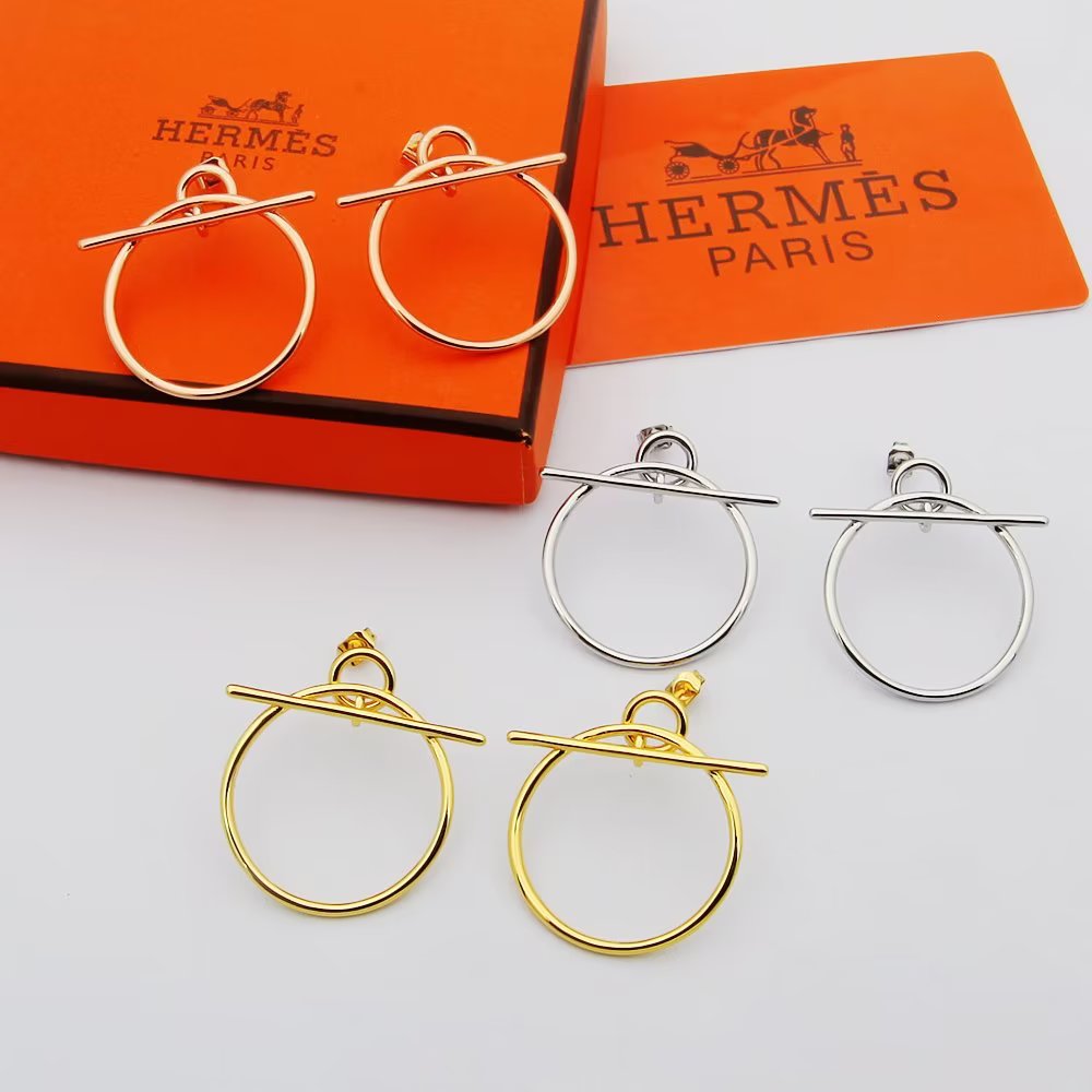 Hermes Loop Earrings, Small Model - 
