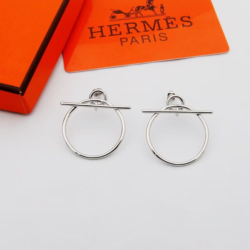 Hermes Loop Earrings, Small Model - 