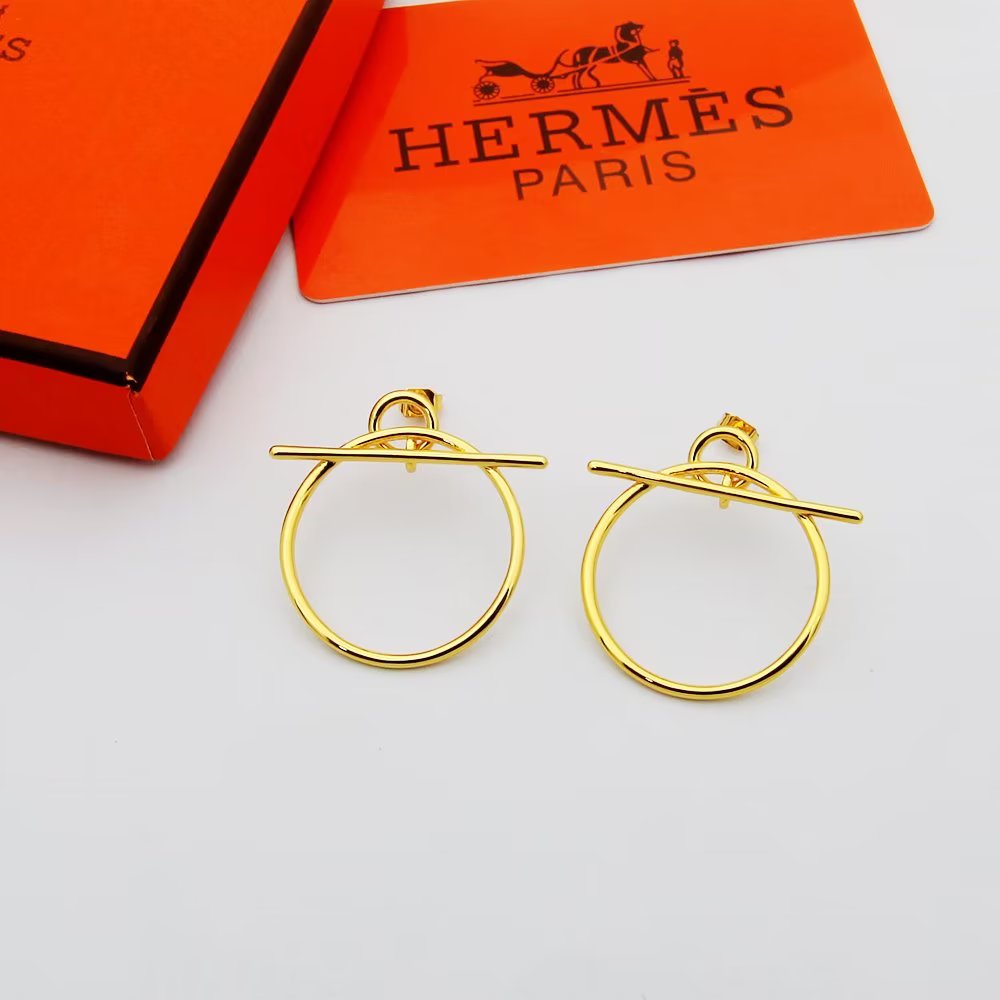 Hermes Loop Earrings, Small Model - 