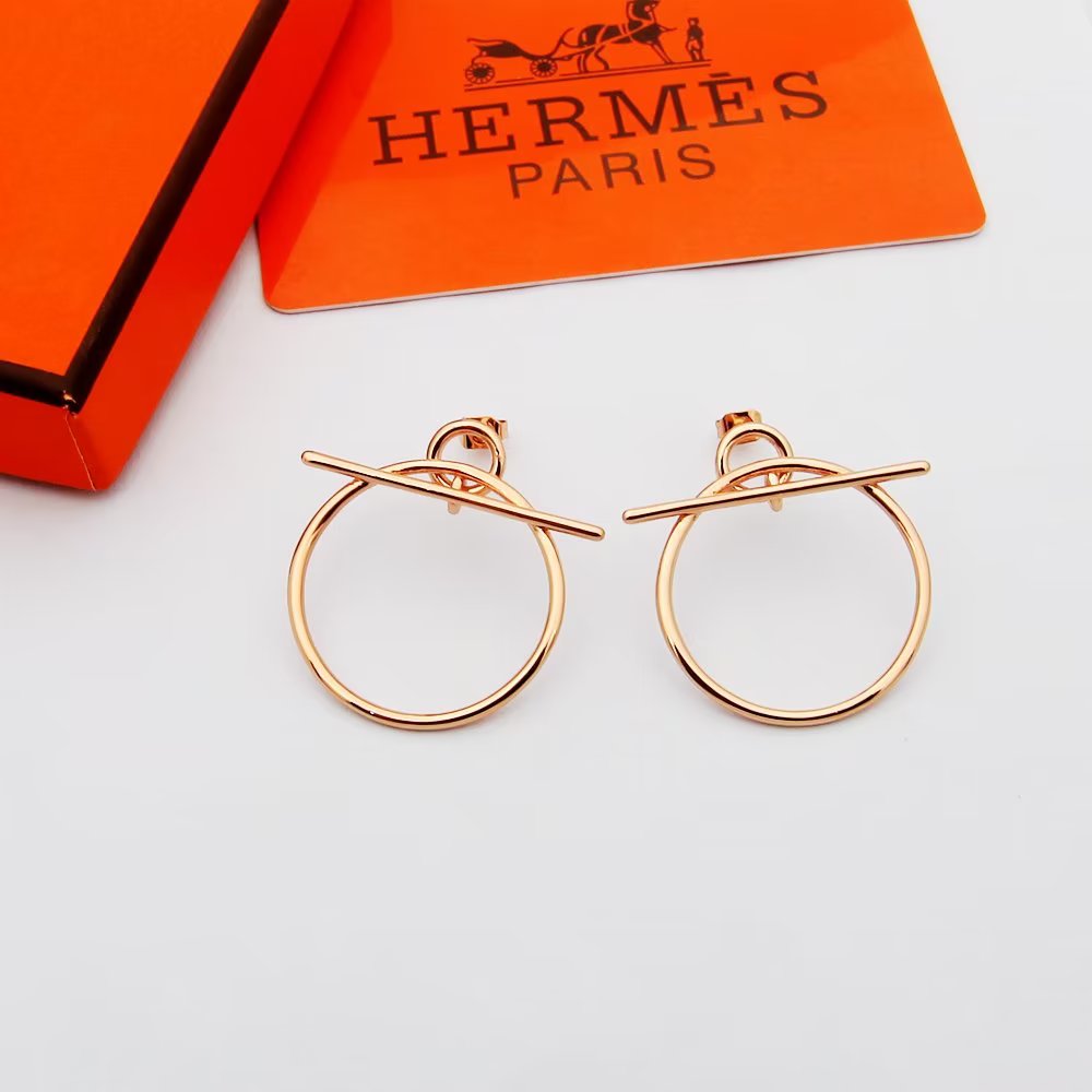 Hermes Loop Earrings, Small Model - 