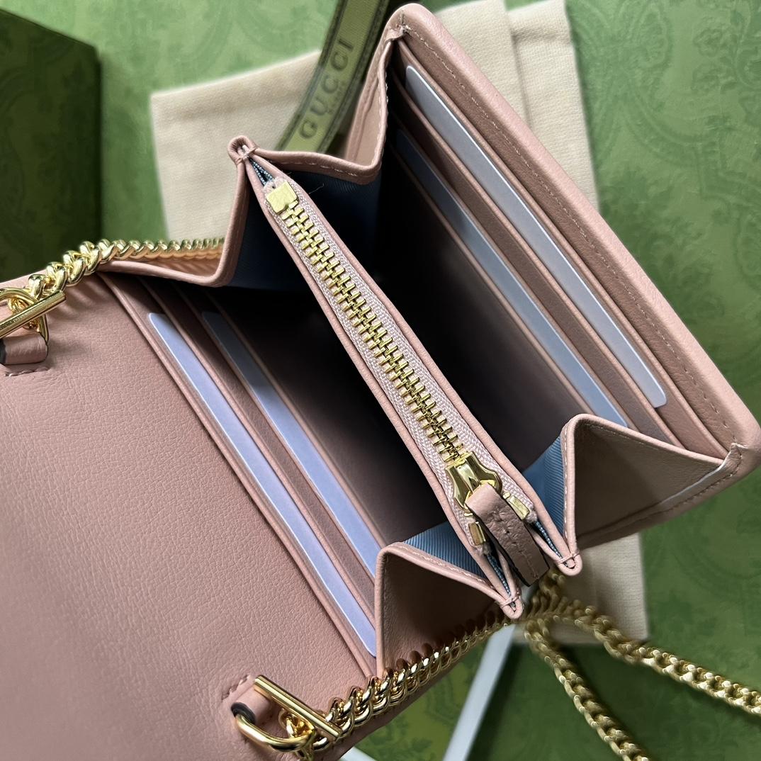 Gucci Blondie Medium Chain Wallet(12.5-11-2.5cm) - PerfectKickZ