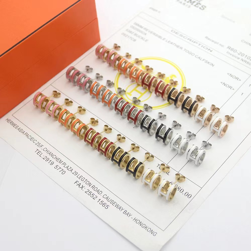 Hermes Pop H Earrings - PerfectKickZ