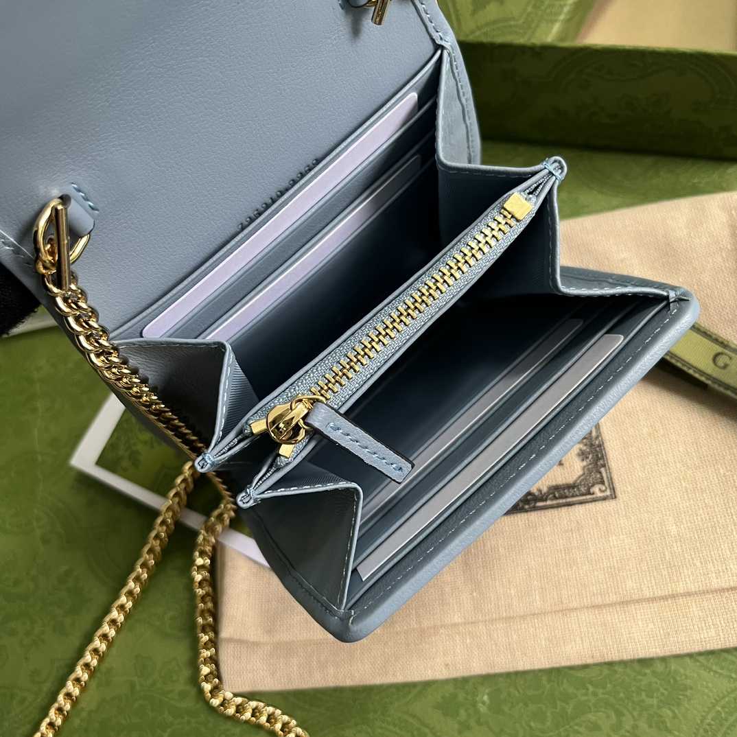 Gucci Blondie Medium Chain Wallet(12.5-11-2.5cm) - PerfectKickZ