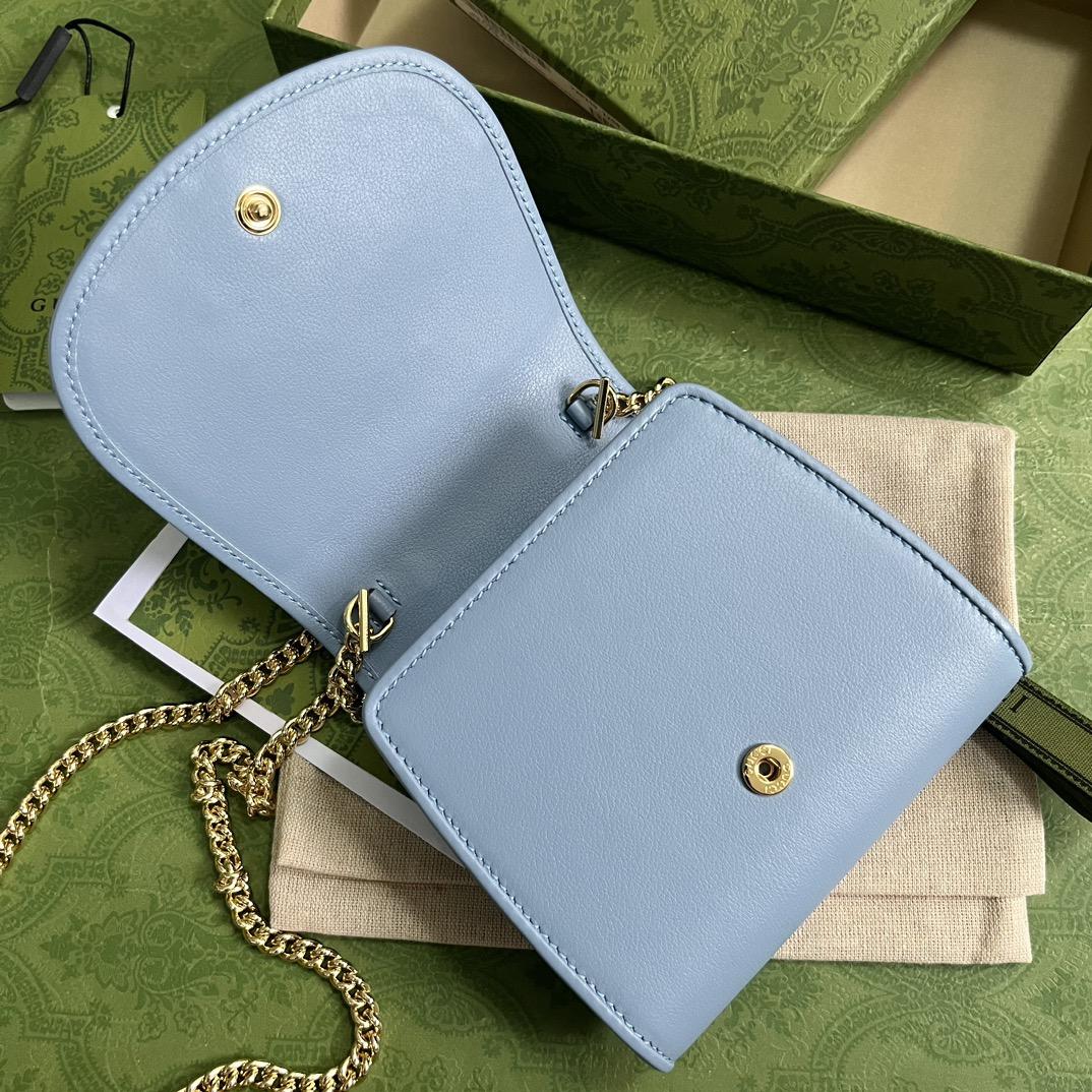 Gucci Blondie Medium Chain Wallet(12.5-11-2.5cm) - PerfectKickZ