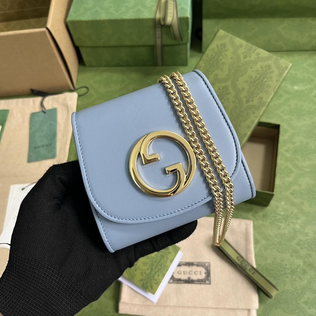 Gucci Blondie Medium Chain Wallet(12.5-11-2.5cm) - PerfectKickZ
