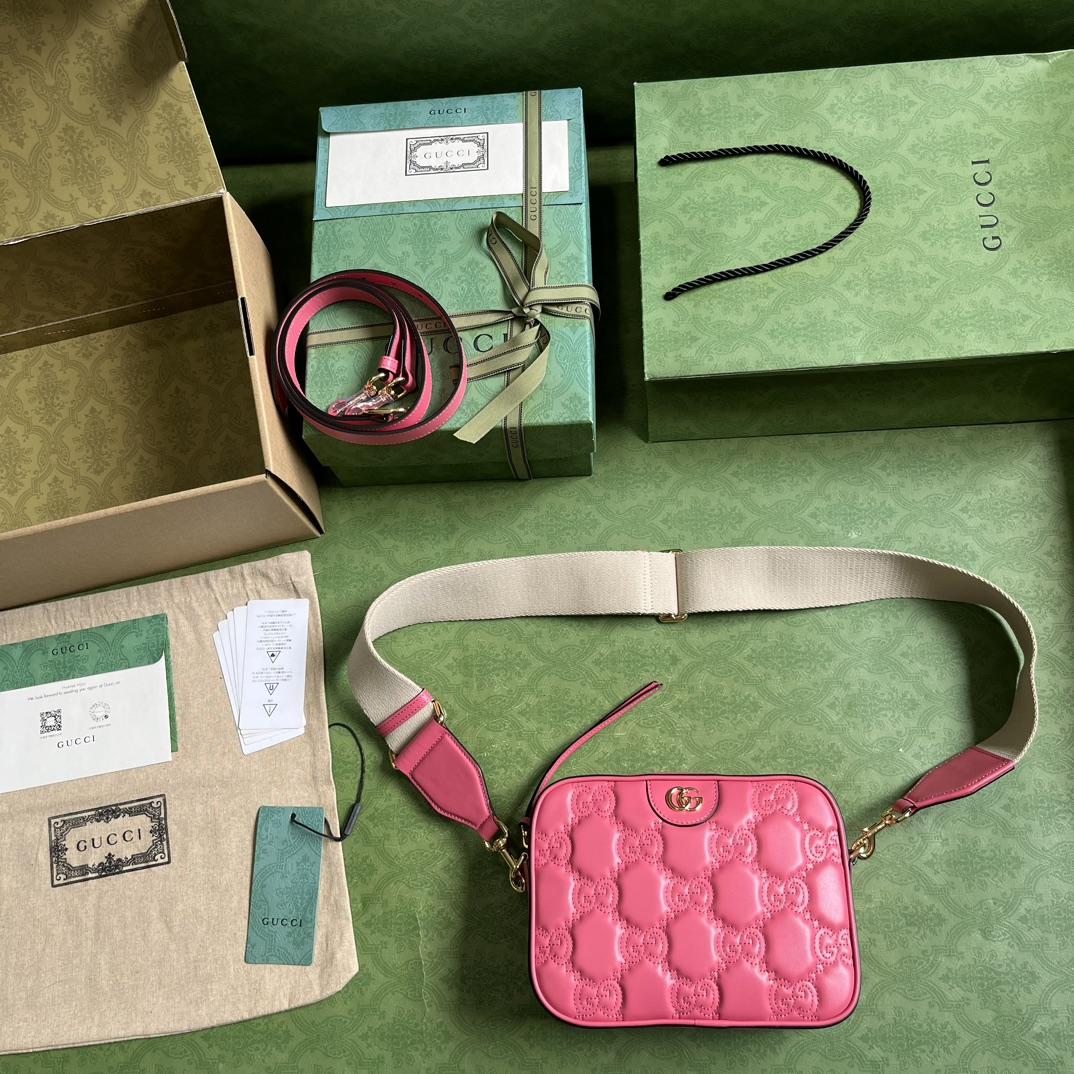 Gucci GG Matelassé Small Bag(21.5-17-7.5cm) - PerfectKickZ