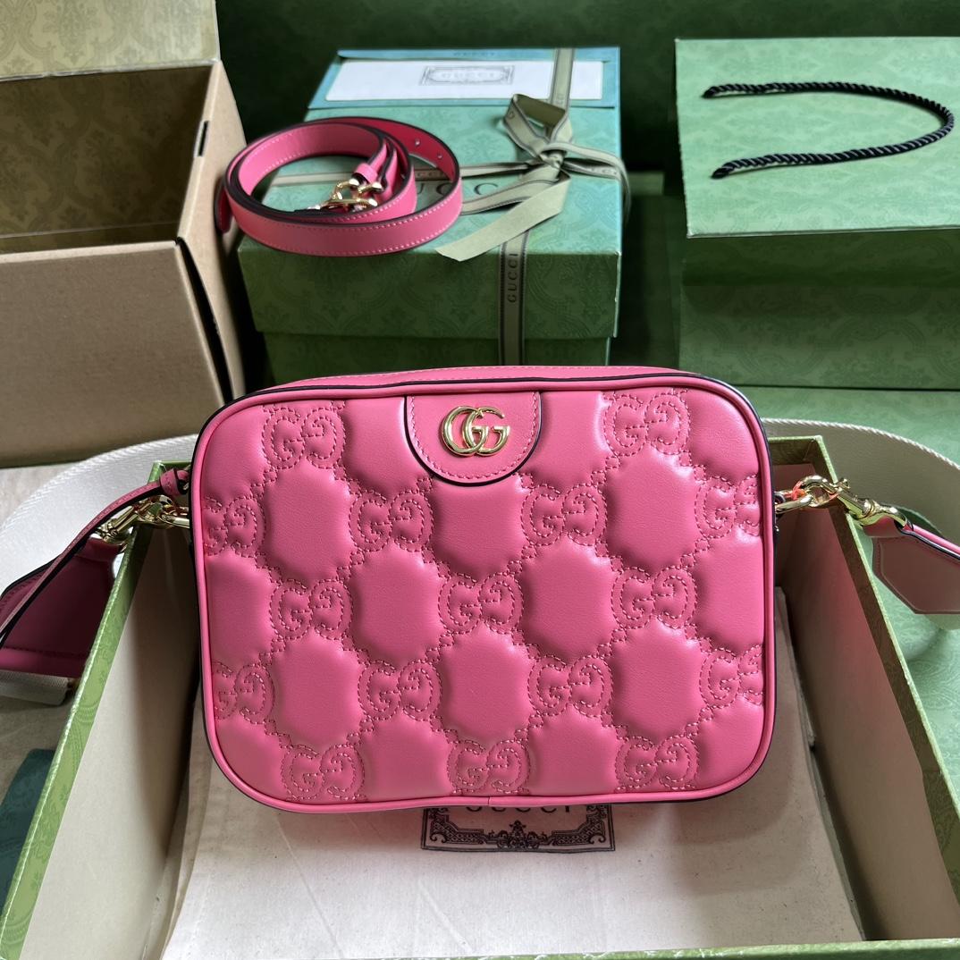 Gucci GG Matelassé Small Bag(21.5-17-7.5cm) - PerfectKickZ