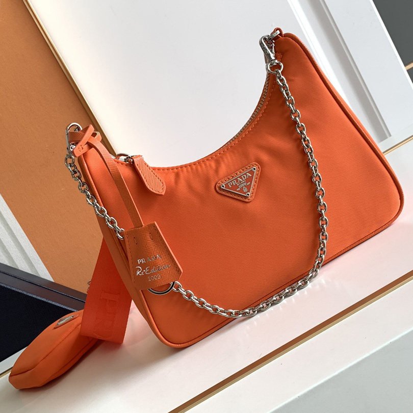Prada Re-Edition 2005 Printed Re-Nylon Bag(22-12-6cm) - PerfectKickZ