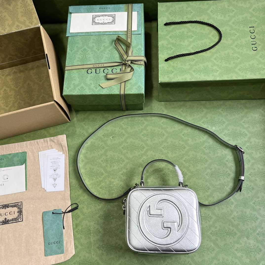 Gucci Blondie Top Handle Bag (17-15-9cm) - PerfectKickZ