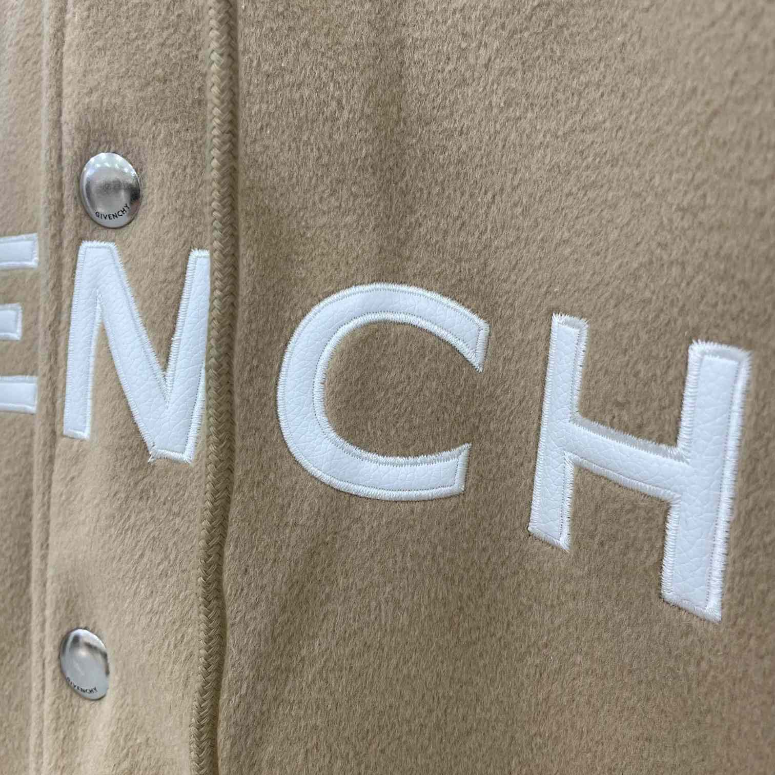 Givenchy Hooded Wool And Leather Big Varsity Jacket - PerfectKickZ