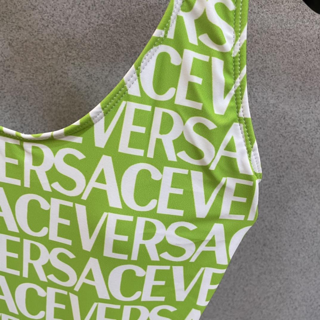 Versace Logo One-Piece Swimsuit - PerfectKickZ