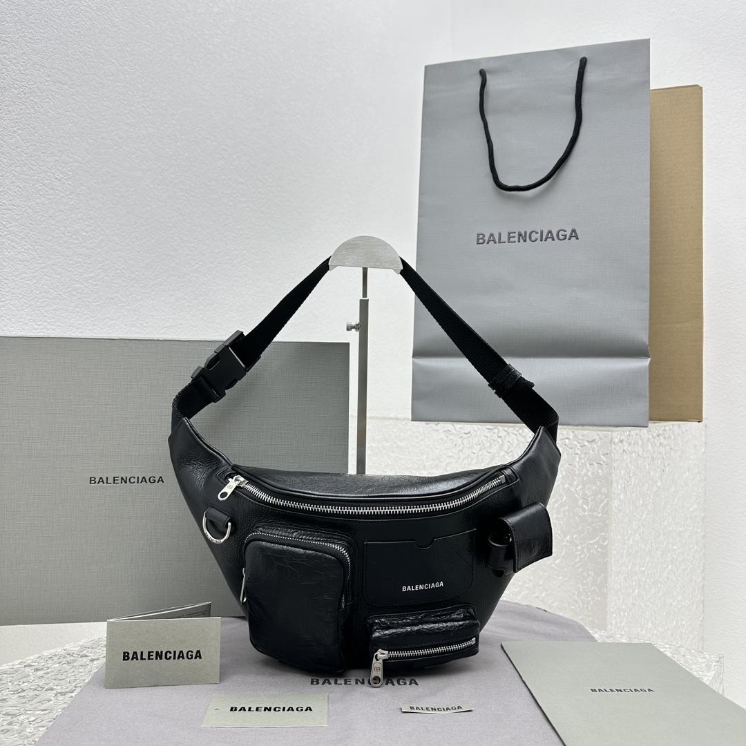 Balenciaga Superbusy Beltpack In Black - PerfectKickZ
