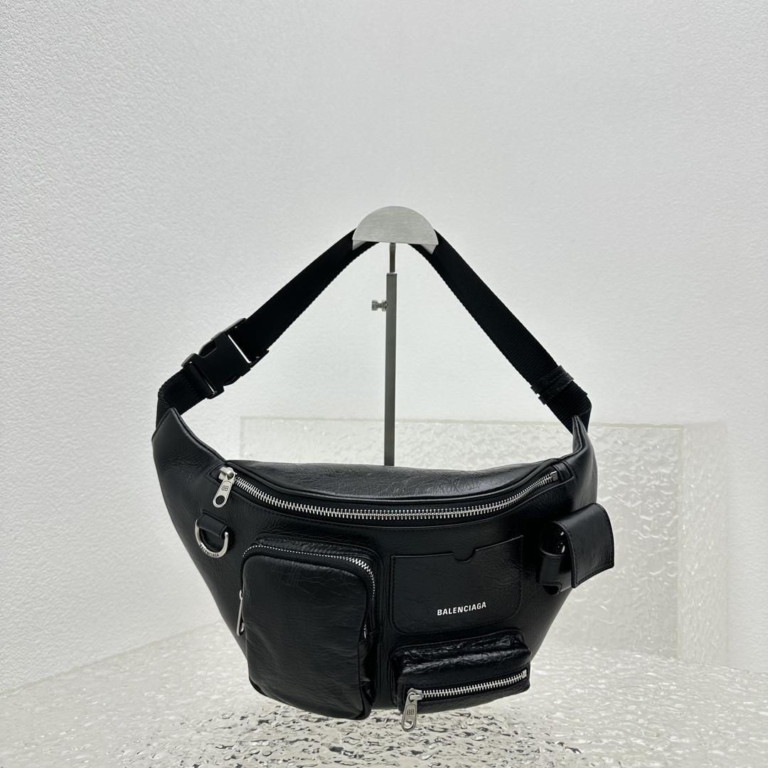 Balenciaga Superbusy Beltpack In Black - PerfectKickZ