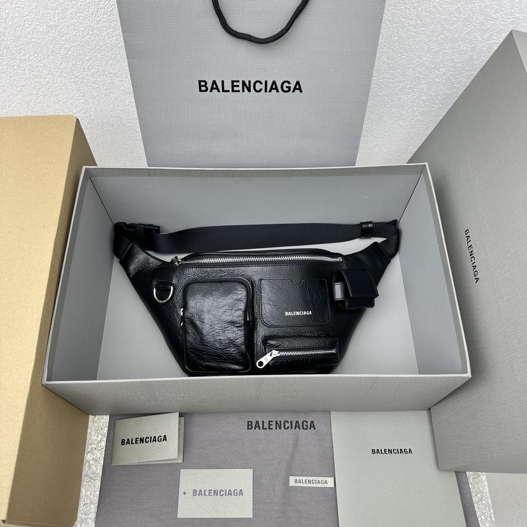Balenciaga Superbusy Beltpack In Black - PerfectKickZ