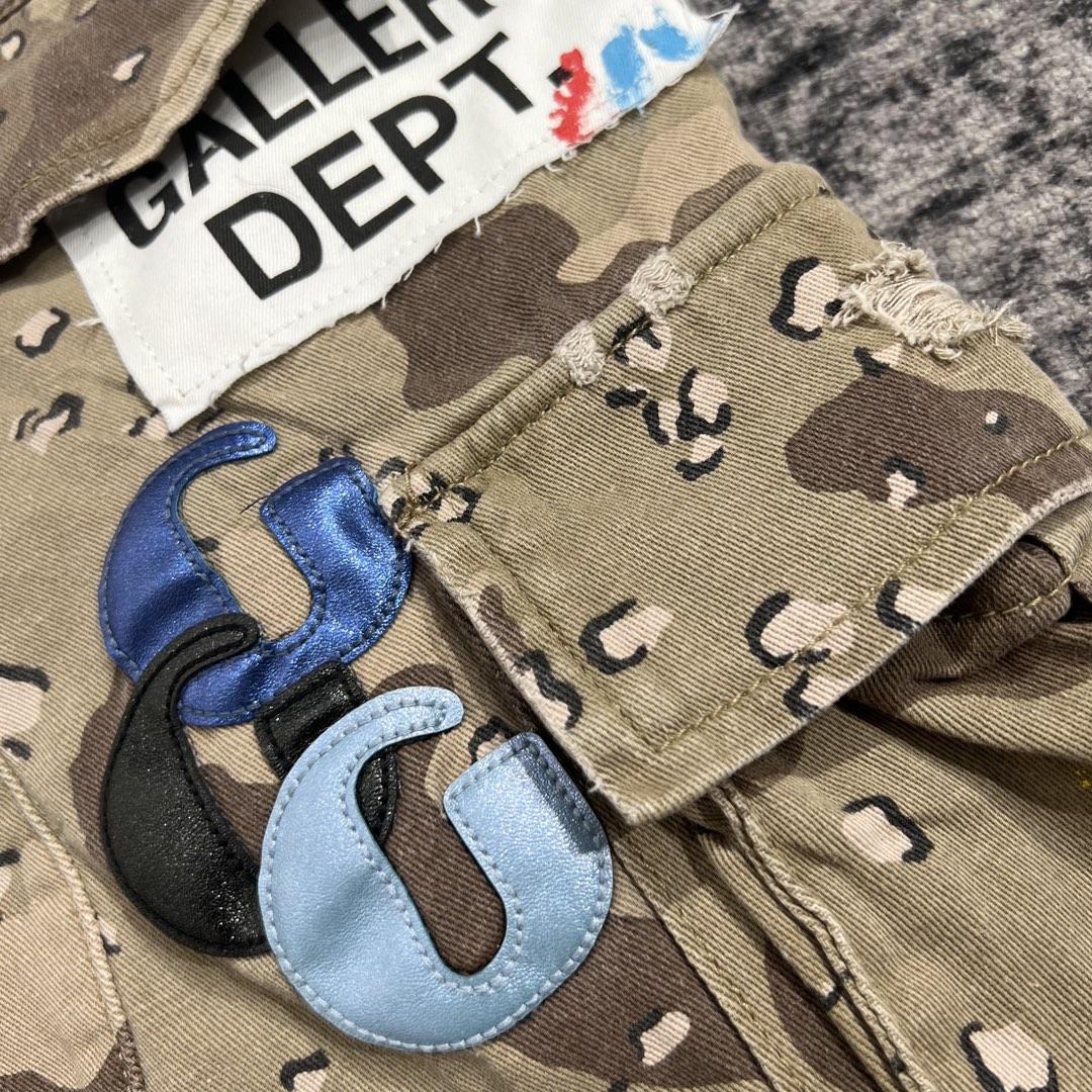 Gallery Dept G Patch Camo Cargo Shorts   630 - 