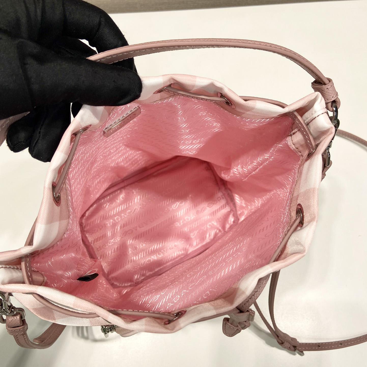 Prada Duet printed Re-Nylon bag - PerfectKickZ