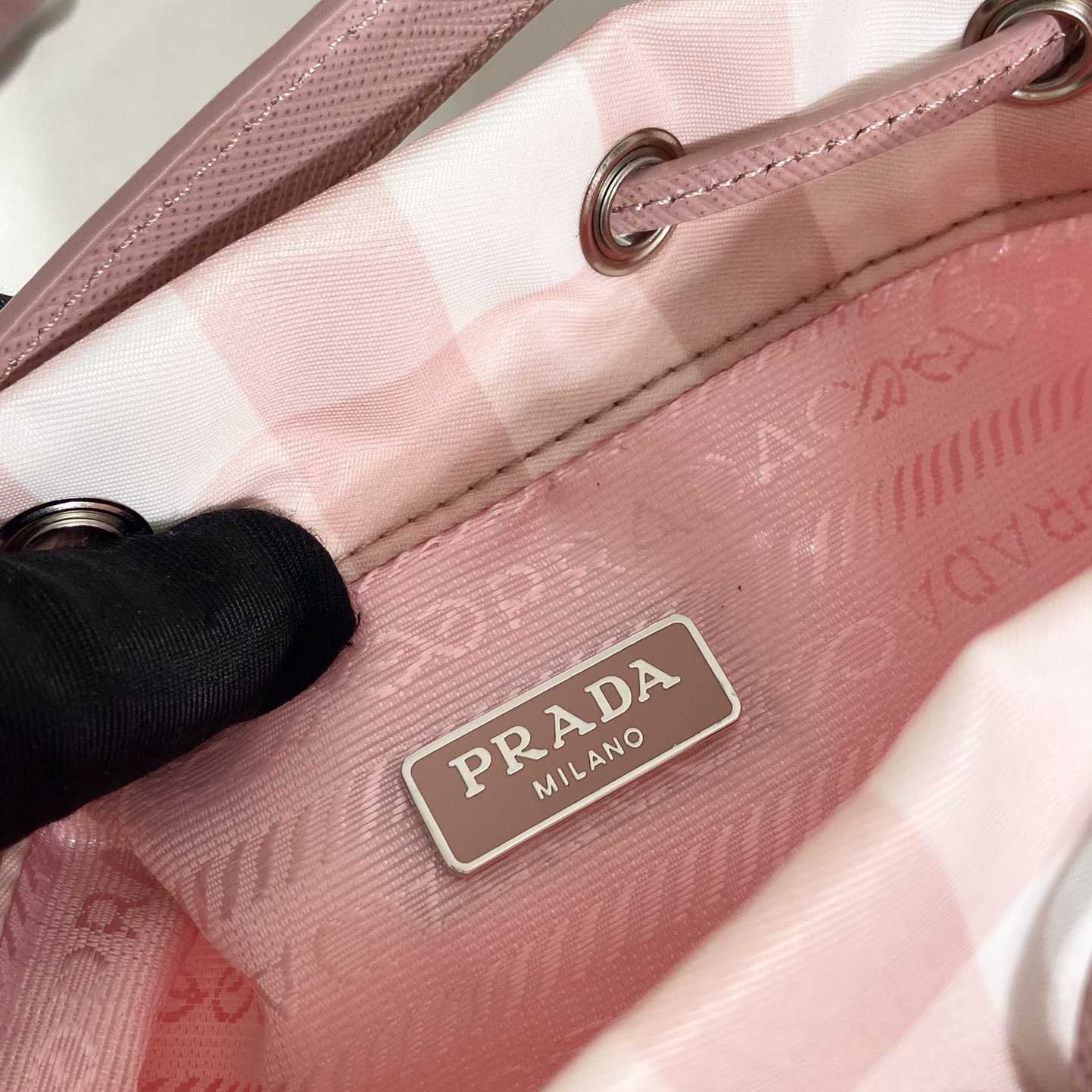 Prada Duet printed Re-Nylon bag - PerfectKickZ