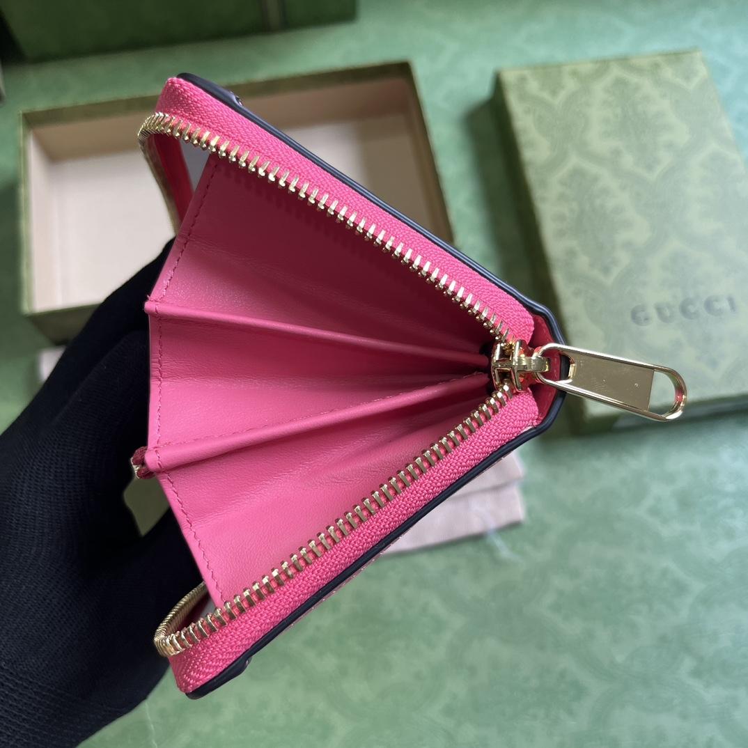 Gucci GG Matelasse Zip-around Wallet - PerfectKickZ
