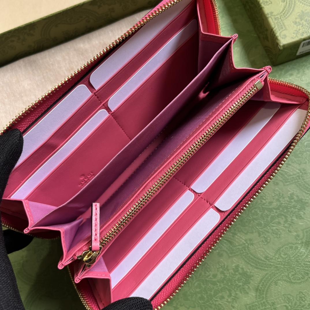 Gucci GG Matelasse Zip-around Wallet - PerfectKickZ