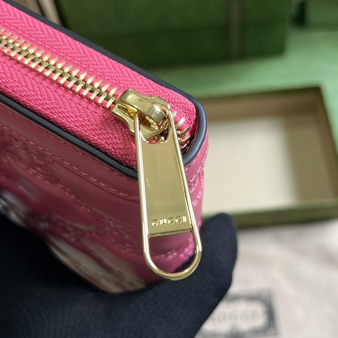 Gucci GG Matelasse Zip-around Wallet - PerfectKickZ