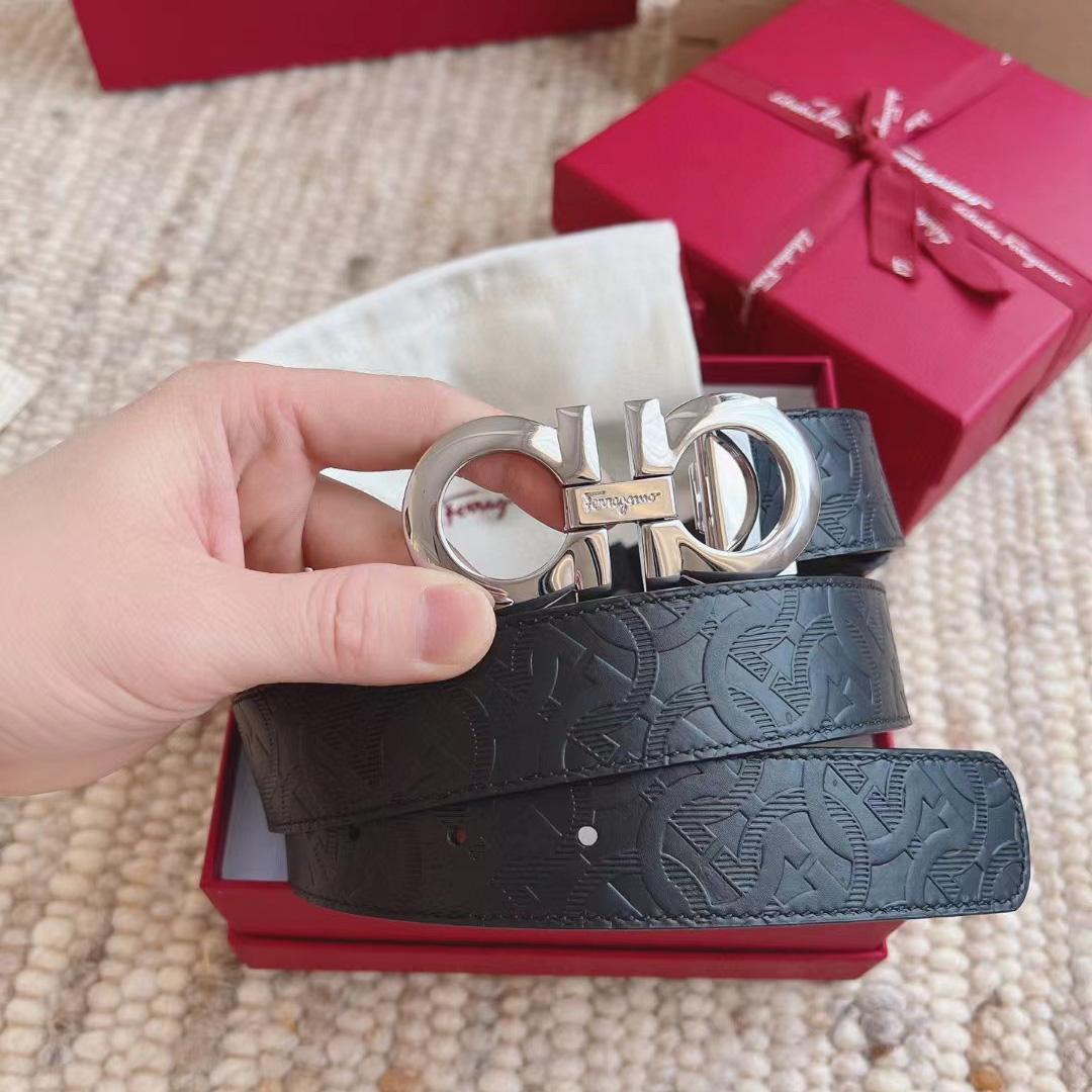 Ferragamo Reversible Leather Belt - PerfectKickZ