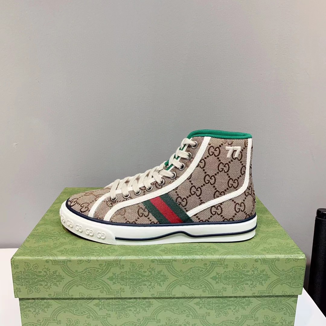 Gucci Tennis 1977 High Top Sneaker - PerfectKickZ