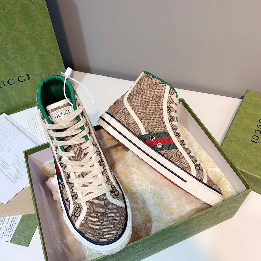 Gucci Tennis 1977 High Top Sneaker - PerfectKickZ