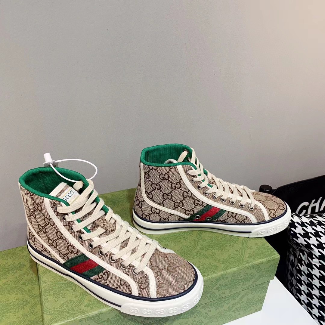 Gucci Tennis 1977 High Top Sneaker - PerfectKickZ