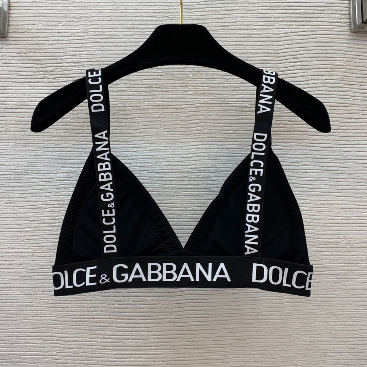 Dolce & Gabbana Crystal mesh triangle Bra & Briefs  - PerfectKickZ