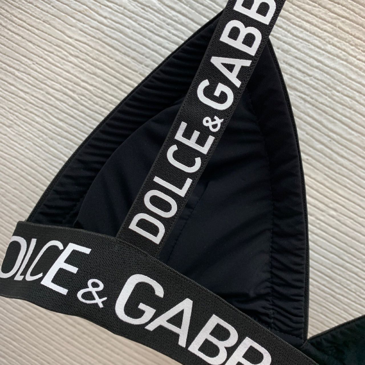 Dolce & Gabbana Crystal mesh triangle Bra & Briefs  - PerfectKickZ