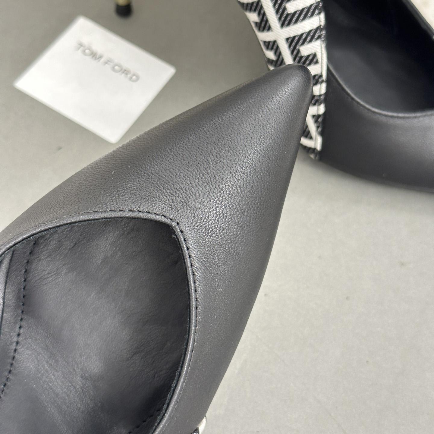 Balmain Ruby Monogrammed Leather Slingbacks - PerfectKickZ