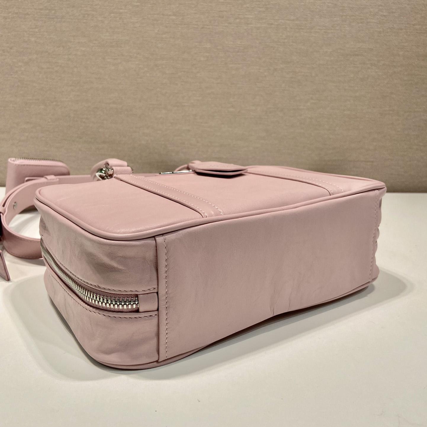 Prada Medium Antique Nappa Leather Top Handle Bag - 