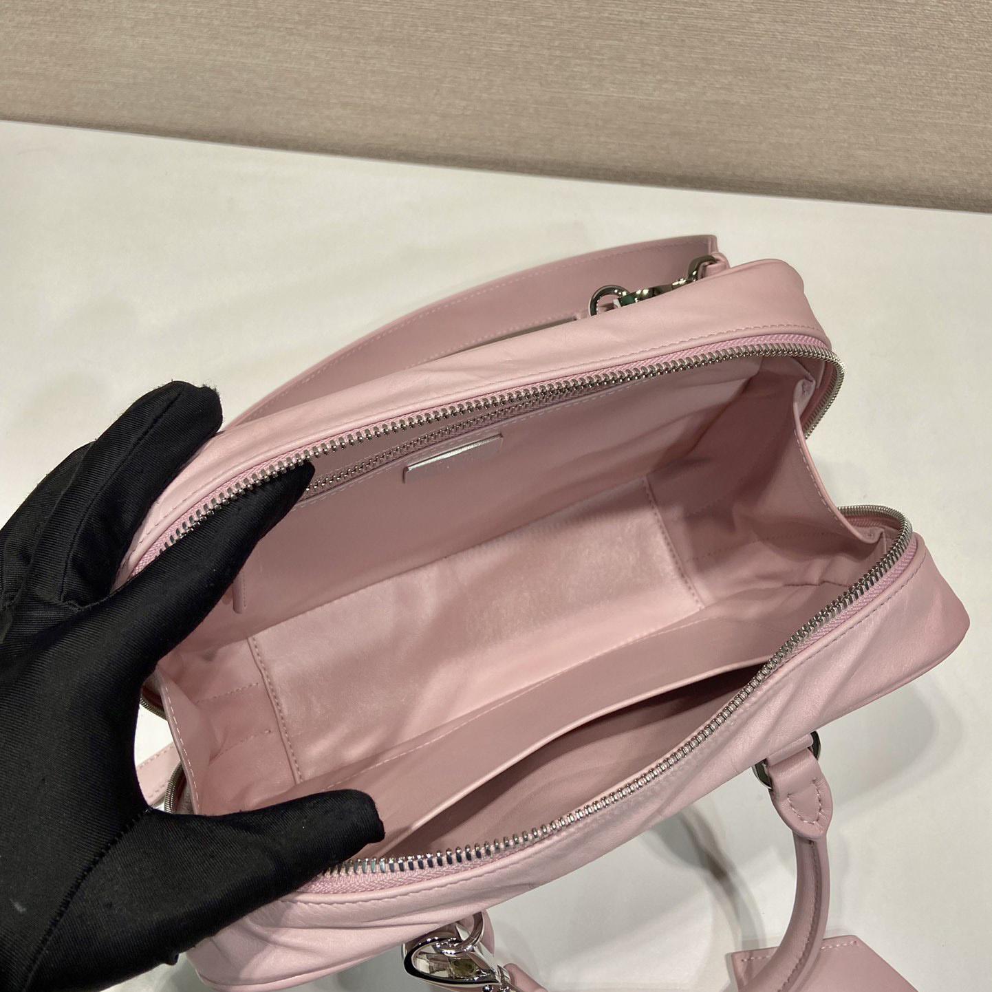 Prada Medium Antique Nappa Leather Top Handle Bag - 