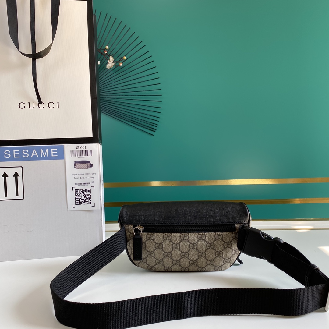 Gucci GG Supreme Monogram Belt Bag (23-11.5-7.5cm) - PerfectKickZ