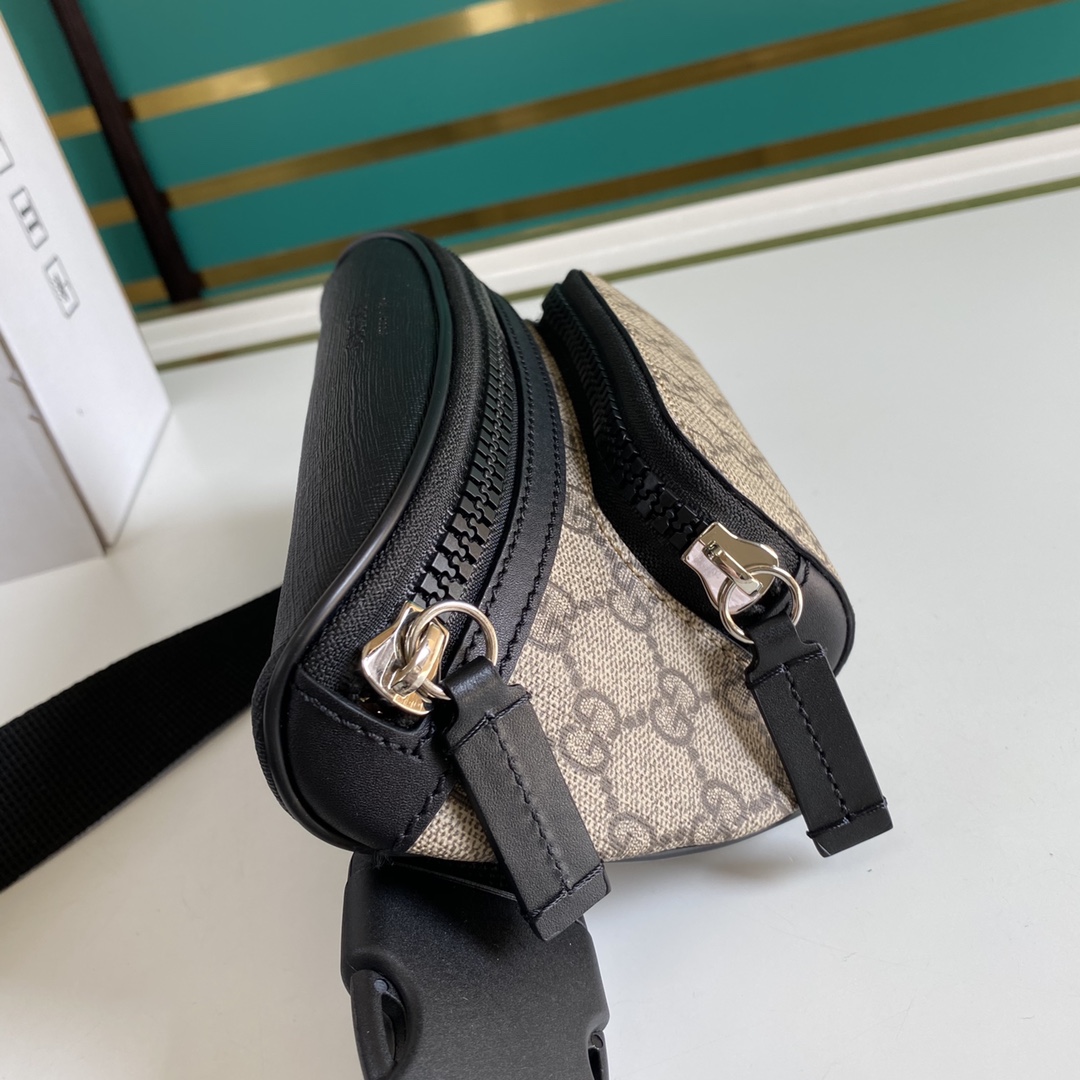 Gucci GG Supreme Monogram Belt Bag (23-11.5-7.5cm) - PerfectKickZ