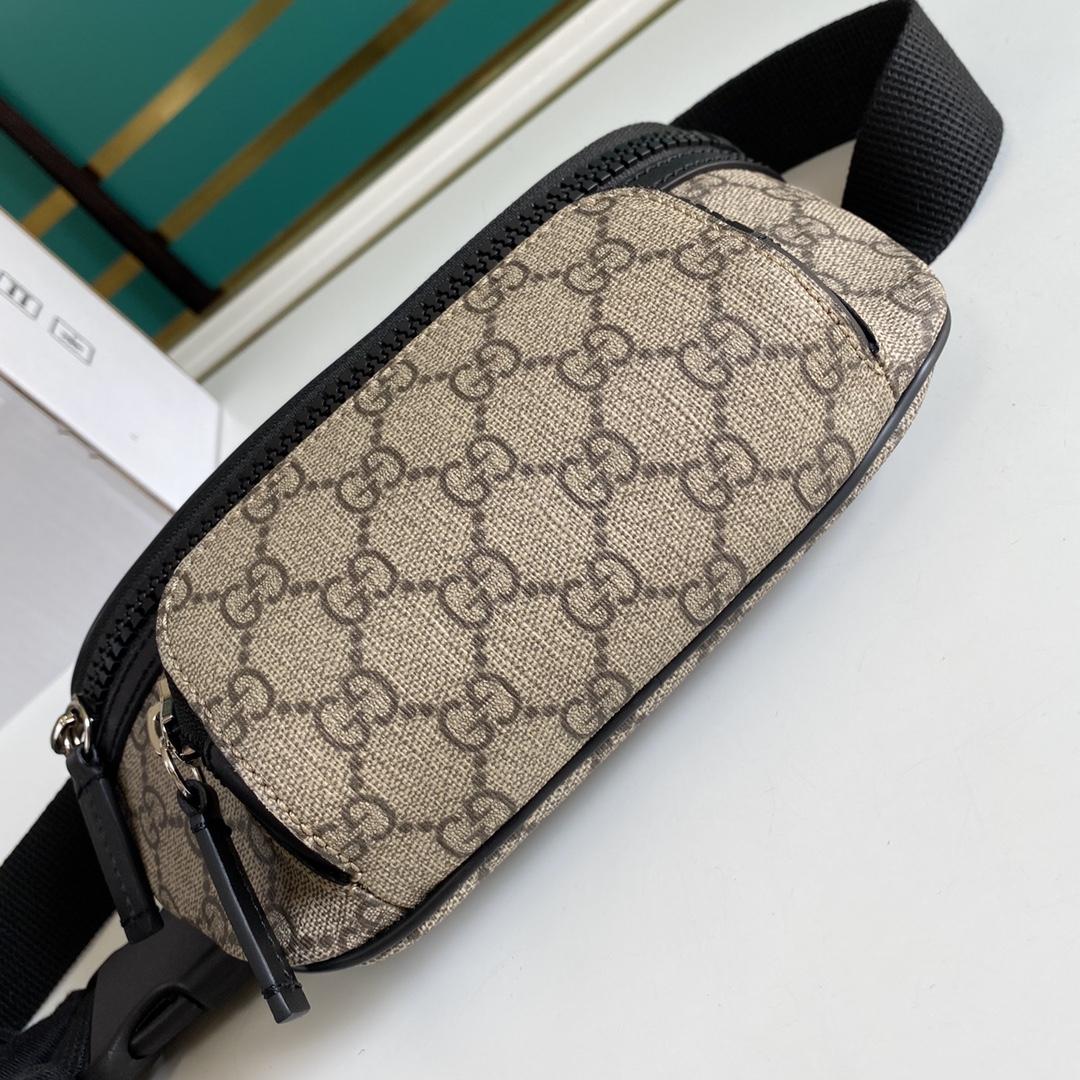Gucci GG Supreme Monogram Belt Bag (23-11.5-7.5cm) - 