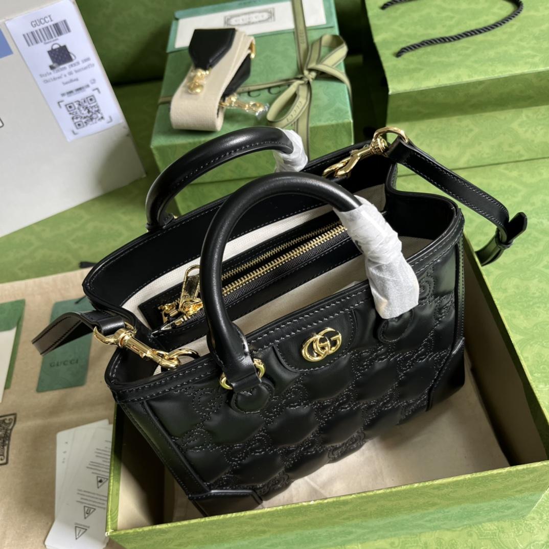 Gucci GG Matelasse MIni Top Handle Bag  (23x 22x 10cm) - PerfectKickZ