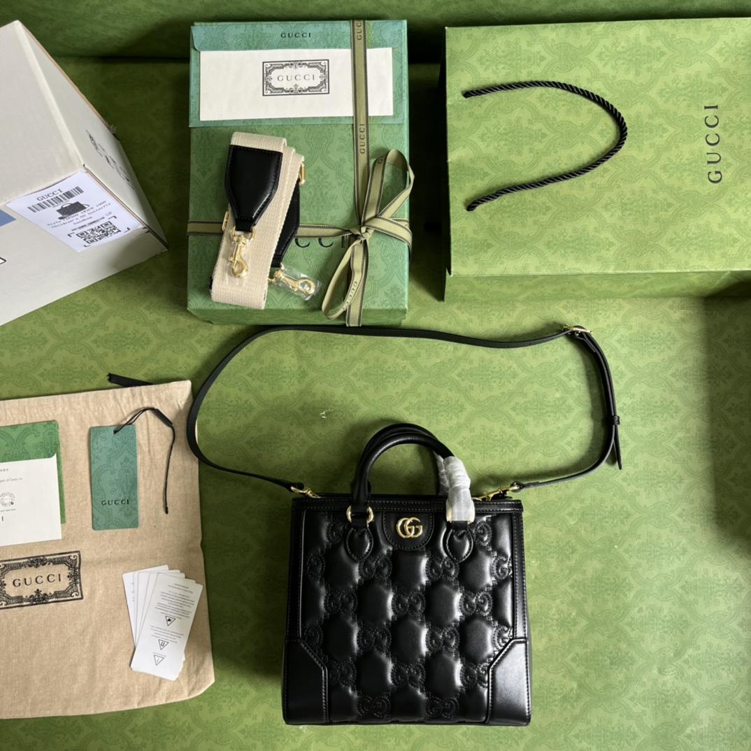 Gucci GG Matelasse MIni Top Handle Bag  (23x 22x 10cm) - PerfectKickZ